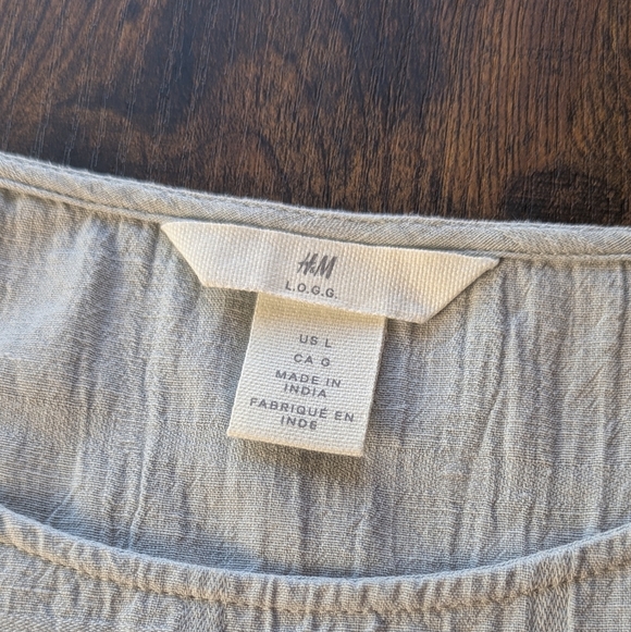 H&M Soft Blue Midi Dress with Ruffles - Picture 4 of 6